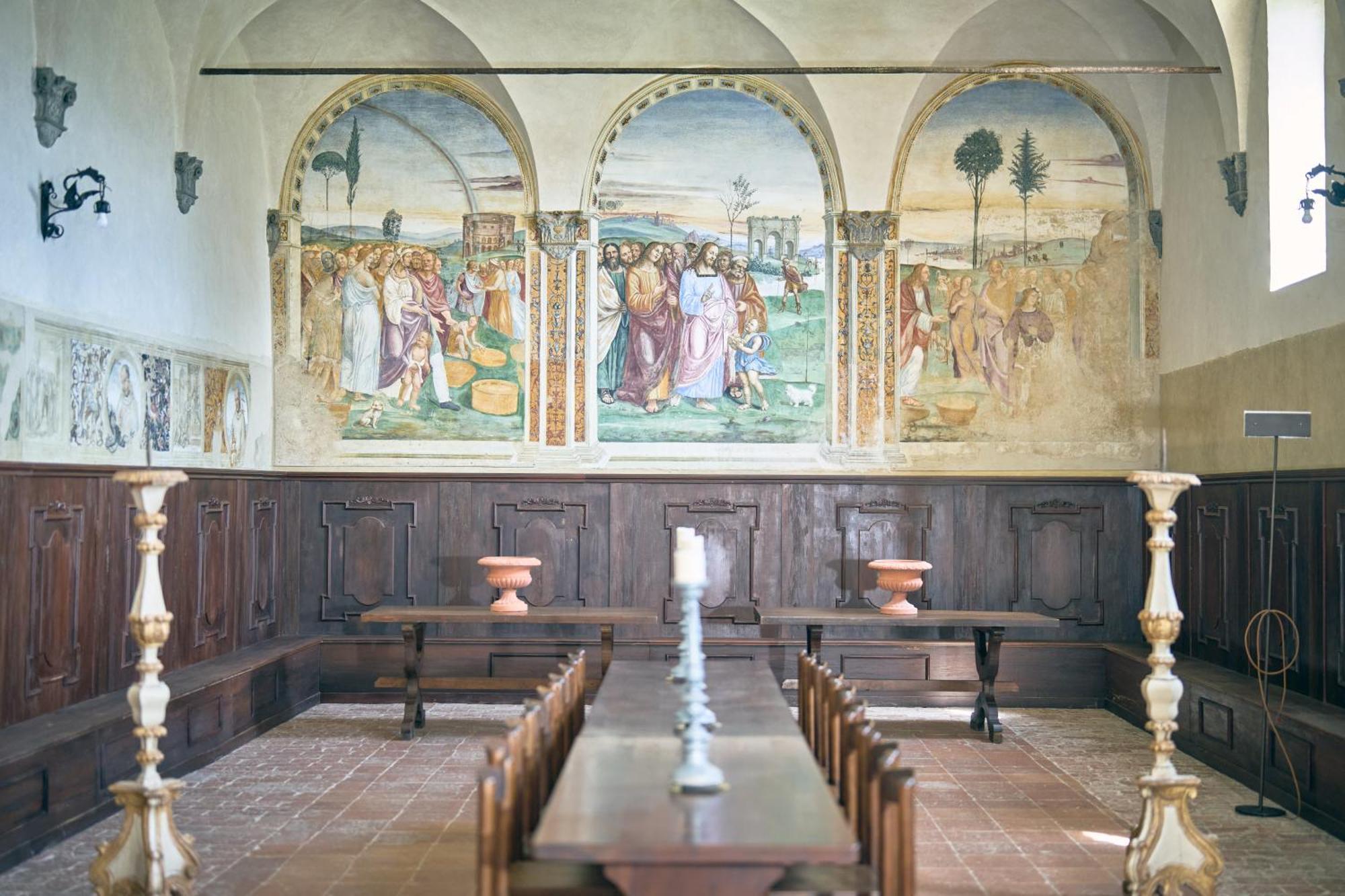 Monastero Sant'Anna In Camprena Villa Pienza Exteriör bild